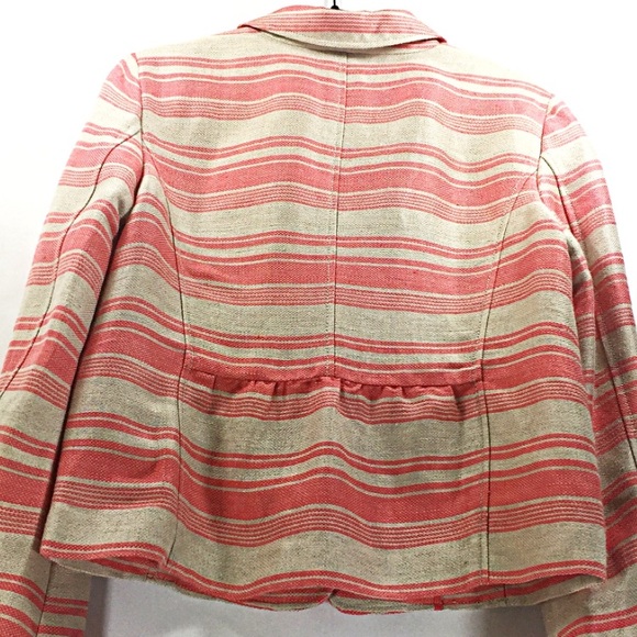 SOLD!!!      💝Super Cute Ann Taylor Loft Striped Blazer💝 - Picture 3 of 6